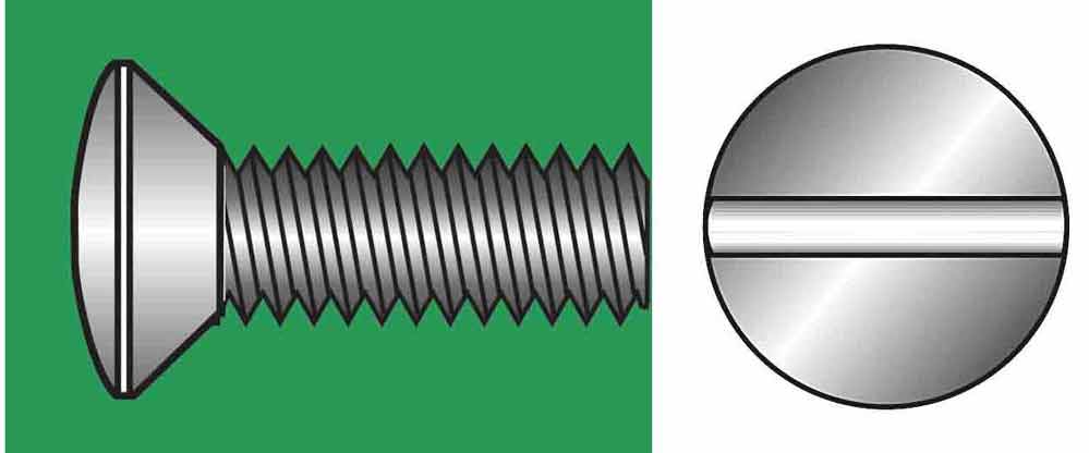 Machine screw LH A4 M3x8 10/pc