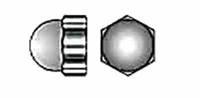 Topmøtrik rf. M10 2/stk