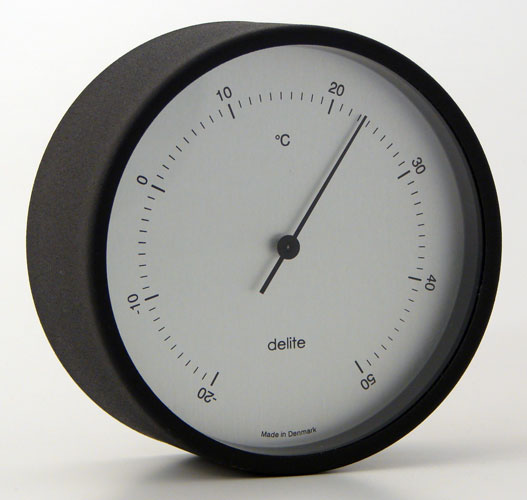 Delite thermometer matte black