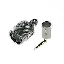 TNC Male connector crimp RG 59-75 ohm