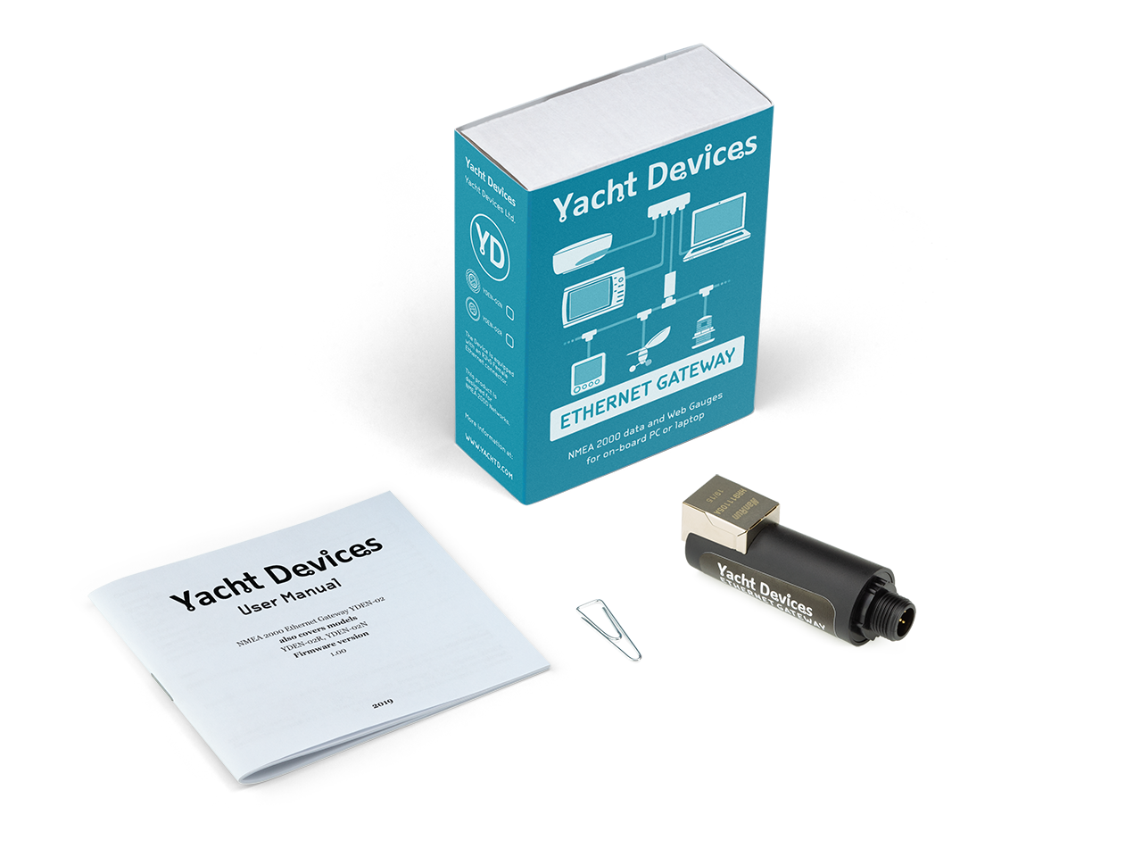 Ethernet gateway YDEN-02 for NMEA2000 