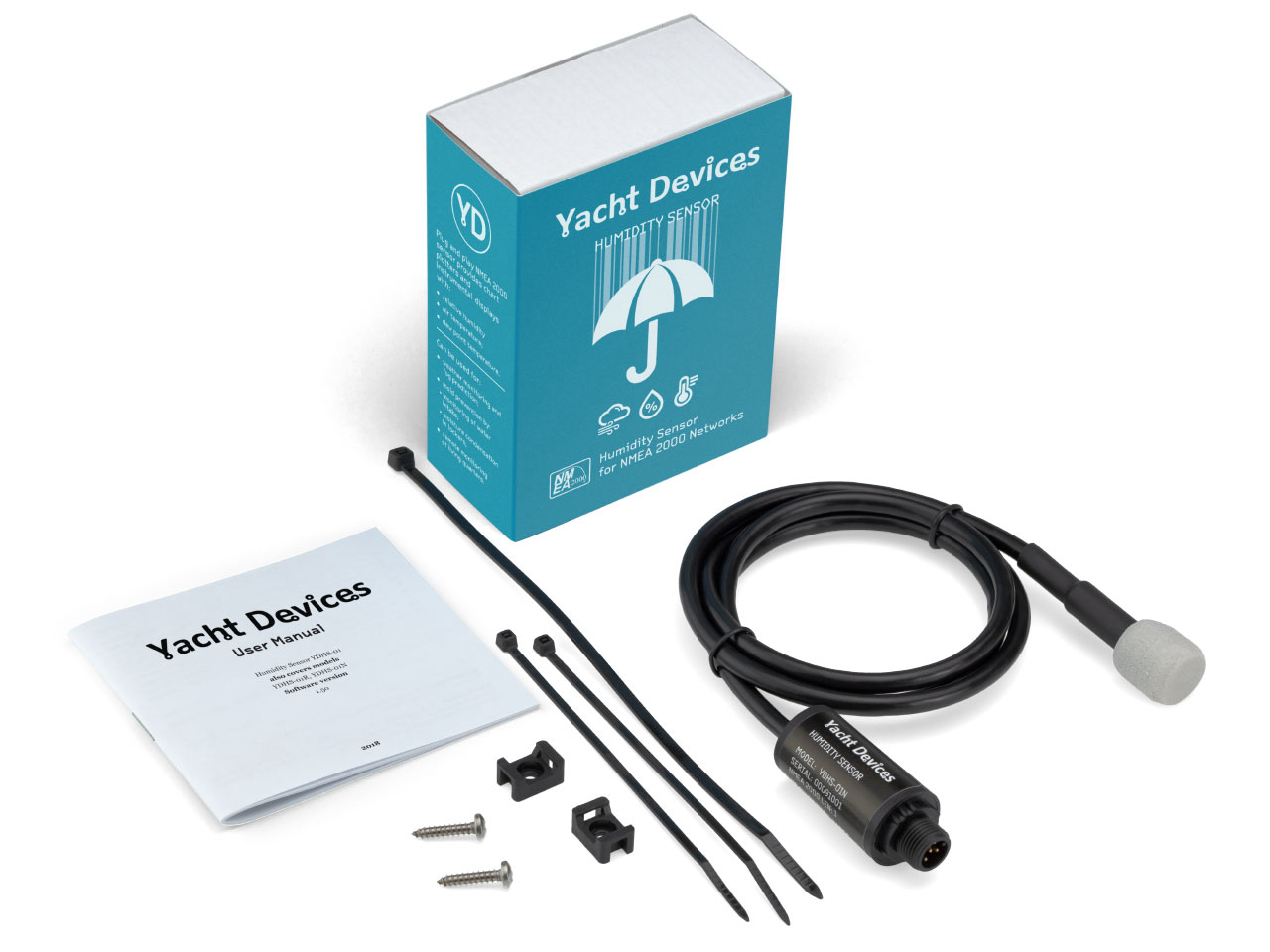 Hygrometer-/Temperaturmåler YDHS-01 til NMEA2000